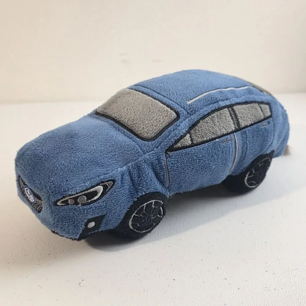 BARK BOX Subaru CROSSTREK SUV Pawstrek Blue Squeaky Car Dog Toy Plush New Nwt